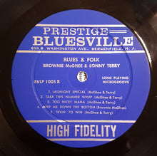 Carica l'immagine nel visualizzatore di Gallery, Sonny Terry & Brownie McGhee : Blues & Folk (LP, Album, Mono)