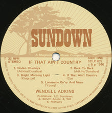 Carica l'immagine nel visualizzatore di Gallery, Wendel Adkins : If That Ain`t Country... (LP, Album)