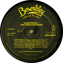 Carica l'immagine nel visualizzatore di Gallery, Greg Kihn Band : Kihntinued (LP, Album)