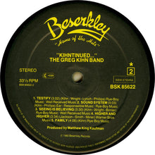 Carica l'immagine nel visualizzatore di Gallery, Greg Kihn Band : Kihntinued (LP, Album)