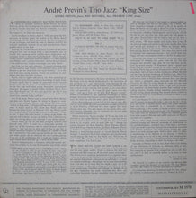 Carica l'immagine nel visualizzatore di Gallery, The André Previn Trio : King Size! (LP, Album, Mono)