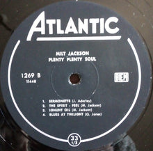 Carica l'immagine nel visualizzatore di Gallery, Milt Jackson : Plenty, Plenty Soul (LP, Album, Mono, Bla)