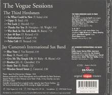 Carica l'immagine nel visualizzatore di Gallery, The Third Herdsmen, Jay Cameron's International Sax-Band : The Vogue Sessions (CD, RE, RM)