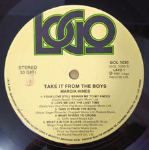 Carica l'immagine nel visualizzatore di Gallery, Marcia Hines : Take It From The Boys (LP, Album)