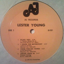 Carica l'immagine nel visualizzatore di Gallery, Lester Young : Archives Of Jazz Vol 1 (LP)