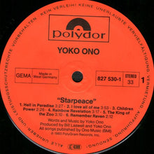 Carica l'immagine nel visualizzatore di Gallery, Yoko Ono : Starpeace (LP, Album)