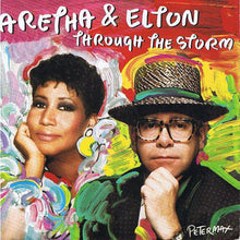 Carica l'immagine nel visualizzatore di Gallery, Aretha Franklin & Elton John : Through The Storm (7", Single)
