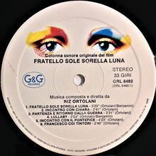 Carica l'immagine nel visualizzatore di Gallery, Riz Ortolani : Fratello Sole Sorella Luna (LP, Album, RE)