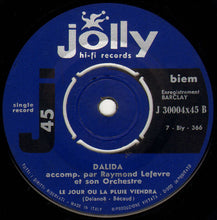 Carica l'immagine nel visualizzatore di Gallery, Dalida Accompagnée Par Raymond Lefèvre Et Son Grand Orchestre : Buenas Noches Mi Amor (7", 4-p)