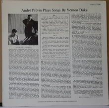 Carica l'immagine nel visualizzatore di Gallery, André Previn : André Previn Plays Songs By Vernon Duke (LP, Album, RE)