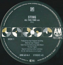 Carica l'immagine nel visualizzatore di Gallery, Sting : All This Time (12", Maxi)