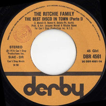 Carica l'immagine nel visualizzatore di Gallery, The Ritchie Family : The Best Disco In Town (7", Single)