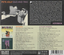 Carica l'immagine nel visualizzatore di Gallery, Pete Jolly Duo With Ralph Peña And Trio With Nick Martinis : Impossible / 5 O'Clock Shadows (CD, Comp, RM)