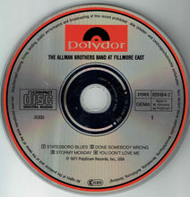 Carica l'immagine nel visualizzatore di Gallery, The Allman Brothers Band : The Allman Brothers Band At Fillmore East (2xCD, Album, RE, RM)