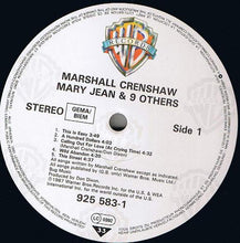 Carica l'immagine nel visualizzatore di Gallery, Marshall Crenshaw : Mary Jean & 9 Others (LP, Album)
