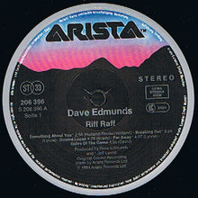 Carica l'immagine nel visualizzatore di Gallery, Dave Edmunds : Riff Raff (LP, Album)