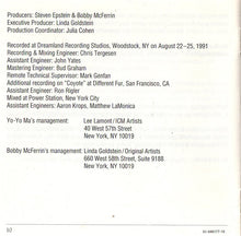 Carica l'immagine nel visualizzatore di Gallery, Bobby McFerrin & Yo-Yo Ma : Hush (CD, Album)