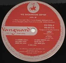Carica l'immagine nel visualizzatore di Gallery, Vic Dickenson Septet : Vic Dickenson Septet, Vol. 3 (LP, Mono, RE)