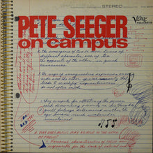 Carica l'immagine nel visualizzatore di Gallery, Pete Seeger : On Campus (LP, Album)