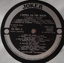 Carica l'immagine nel visualizzatore di Gallery, Bertolt Brecht / Kurt Weill / Erika Helmke / Erich Ponto / Kurt Gerron / Willy Trenk-Trebitsch / Lotte Lenya / Lewis Ruth Band / Theo Mackeben : L'Opera Da 3 Soldi (LP, Album)