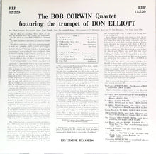 Carica l'immagine nel visualizzatore di Gallery, The Bob Corwin Quartet, Don Elliott : The Bob Corwin Quartet Featuring The Trumpet of Don Elliott (LP, Mono, RE)