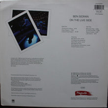 Carica l'immagine nel visualizzatore di Gallery, Ben Sidran : On The Live Side (LP, Album)