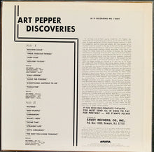 Carica l'immagine nel visualizzatore di Gallery, Art Pepper : Discoveries (LP, Album, Comp, Mono)