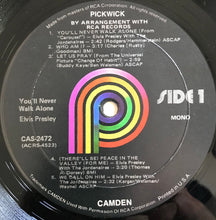 Carica l'immagine nel visualizzatore di Gallery, Elvis Presley : You'll Never Walk Alone (LP, Comp, RE)