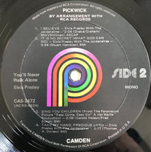 Carica l'immagine nel visualizzatore di Gallery, Elvis Presley : You'll Never Walk Alone (LP, Comp, RE)