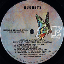 Carica l'immagine nel visualizzatore di Gallery, Various : Nuggets (Original Artyfacts From The First Psychedelic Era 1965-1968) (2xLP, Comp, Mono, San)