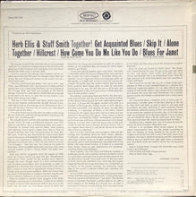 Carica l'immagine nel visualizzatore di Gallery, Herb Ellis & Stuff Smith : Together! (LP, Album, RE)