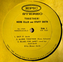 Carica l'immagine nel visualizzatore di Gallery, Herb Ellis & Stuff Smith : Together! (LP, Album, RE)
