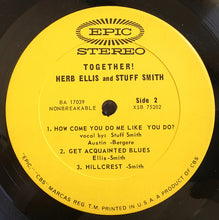 Carica l'immagine nel visualizzatore di Gallery, Herb Ellis & Stuff Smith : Together! (LP, Album, RE)
