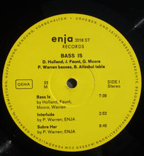 Carica l'immagine nel visualizzatore di Gallery, Peter Warren : Bass Is (LP, Album)