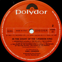 Carica l'immagine nel visualizzatore di Gallery, King Crimson : In The Court Of The Crimson King (LP, Album, RE)