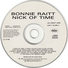 Carica l'immagine nel visualizzatore di Gallery, Bonnie Raitt : Nick Of Time (CD, Album)