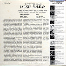 Carica l'immagine nel visualizzatore di Gallery, Jackie McLean : Tippin' The Scales (LP, Album, Ltd)