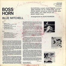 Carica l'immagine nel visualizzatore di Gallery, Blue Mitchell : Boss Horn (LP, Album)