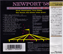 Carica l'immagine nel visualizzatore di Gallery, Dinah Washington, Terry Gibbs, Max Roach & Don Elliott : Newport '58 (CD, Album, RE)