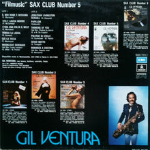 Carica l'immagine nel visualizzatore di Gallery, Gil Ventura : Sax Club - Number 5 (Filmusic) (LP, Album)