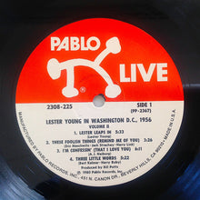 Carica l'immagine nel visualizzatore di Gallery, Lester Young : "Prez" Vol. II (LP, Album)
