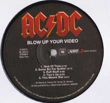 Carica l'immagine nel visualizzatore di Gallery, AC/DC : Blow Up Your Video (LP, Album, RE, RM, 180)