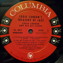 Carica l'immagine nel visualizzatore di Gallery, Eddie Condon And His All-Stars : Eddie Condon's Treasury Of Jazz (LP, Album, Mono)