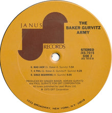 Carica l'immagine nel visualizzatore di Gallery, Baker Gurvitz Army : The Baker Gurvitz Army (LP, Album)