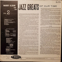 Carica l'immagine nel visualizzatore di Gallery, Manny Albam : The Jazz Greats Of Our Time - Vol. 2 (LP, Album, Mono)
