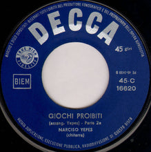 Carica l'immagine nel visualizzatore di Gallery, Narciso Yepes : Giochi Proibiti (7")