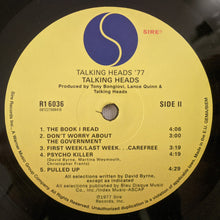 Carica l'immagine nel visualizzatore di Gallery, Talking Heads : Talking Heads: 77 (LP, Album, RE, RP)