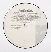 Carica l'immagine nel visualizzatore di Gallery, Marco Carena : Carena 2 Il Ritorno (LP, Album)