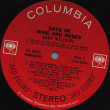 Carica l'immagine nel visualizzatore di Gallery, Andy Williams : Days Of Wine And Roses (LP, Album, Hol)