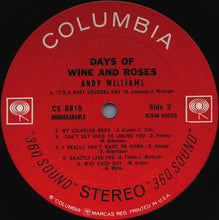 Carica l'immagine nel visualizzatore di Gallery, Andy Williams : Days Of Wine And Roses (LP, Album, Hol)